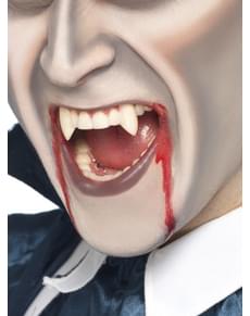 Spitze Vampir Zähne