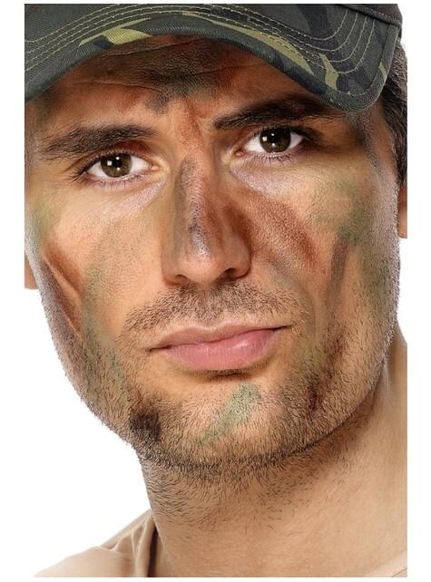 Maquillage camouflage militaire