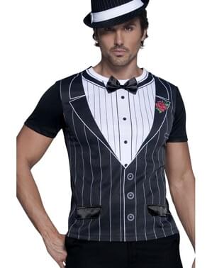 Camiseta de gángster para hombre