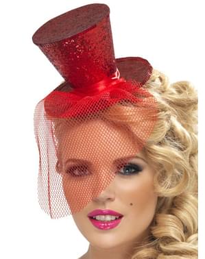 Fever Red Miniature Top Hat