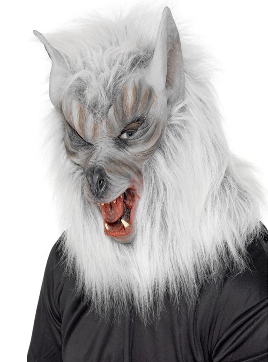 Grijs Weerwolf Masker