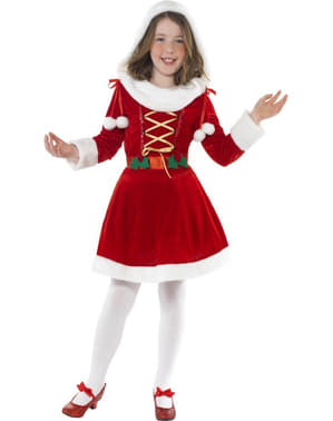 Kleine Miss Santa Kostuum