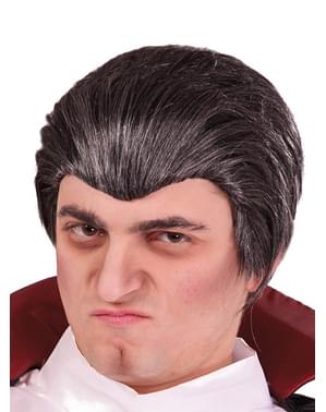 Peruca de Drácula preta