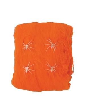 Toile d'araignée orange 60 gr