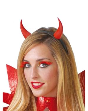 Дяволска диадема с червени рога