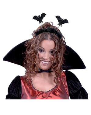 Fledermaus Diadem Schwarz