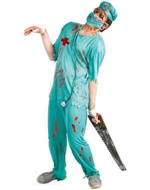 Costume da chirurgo da sala operatoria zombie