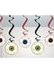 Conjunto de olhos suspensos
