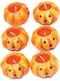 6 velas calabaza (4 cm)