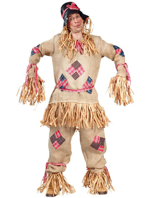 Mens Straw Scarecrow Costume