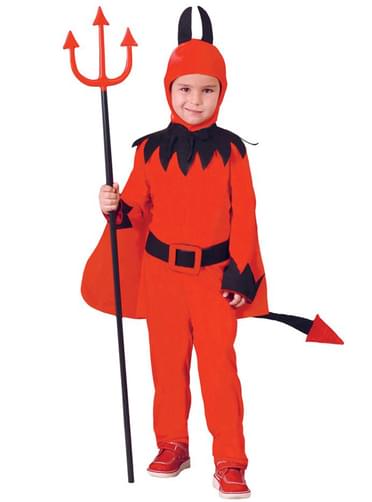 Infernal devil Costume for a boy