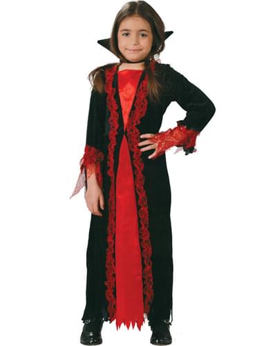 Disfraz de pequeña vampiresa para niña