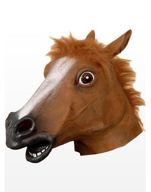 Máscara látex de cavalo louco