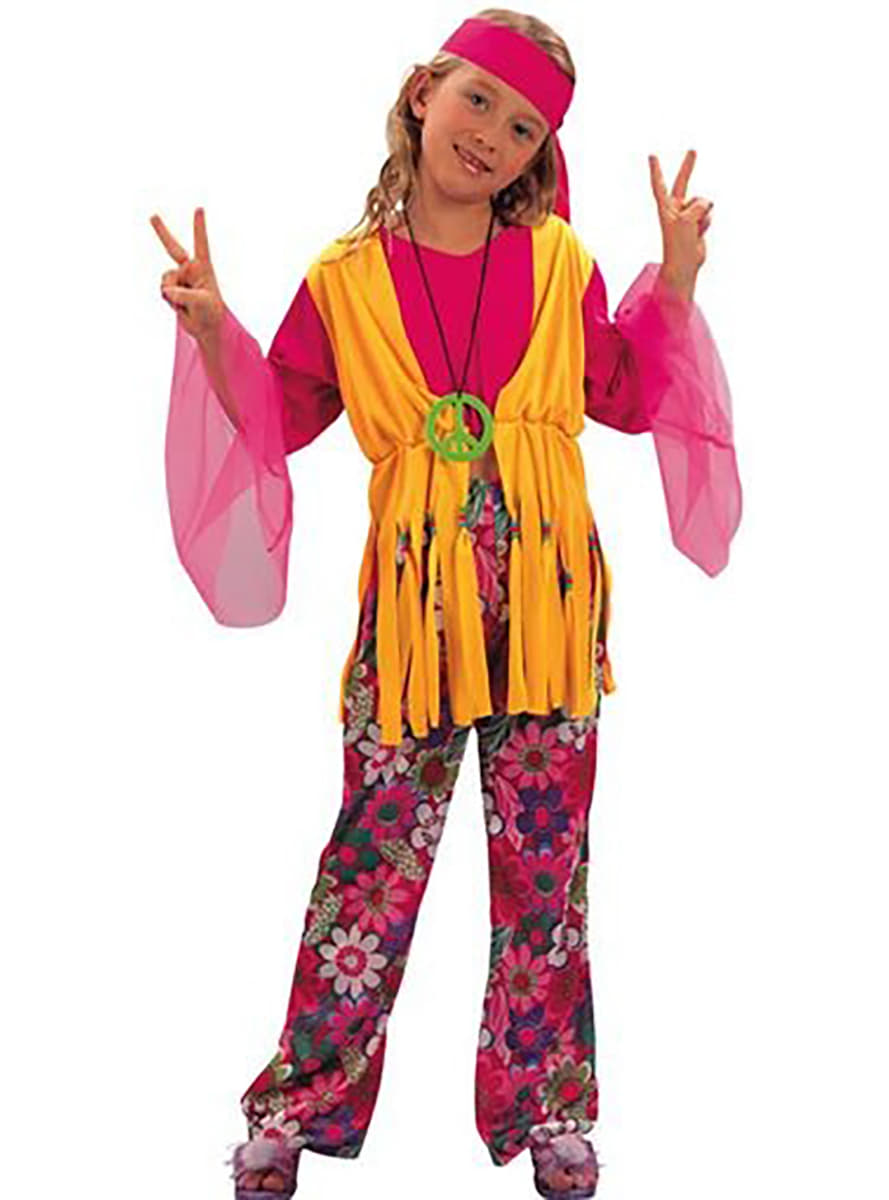 Little Hippy Girl Costume