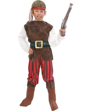 Costum de corsar roșu pentru băiat