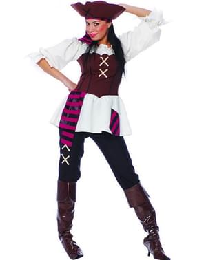 Fato de pirata dos 7 mares para mulher