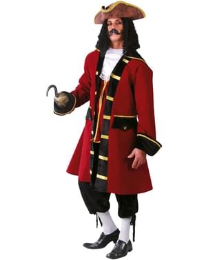 Piraten Kapitän Kostüm Rot