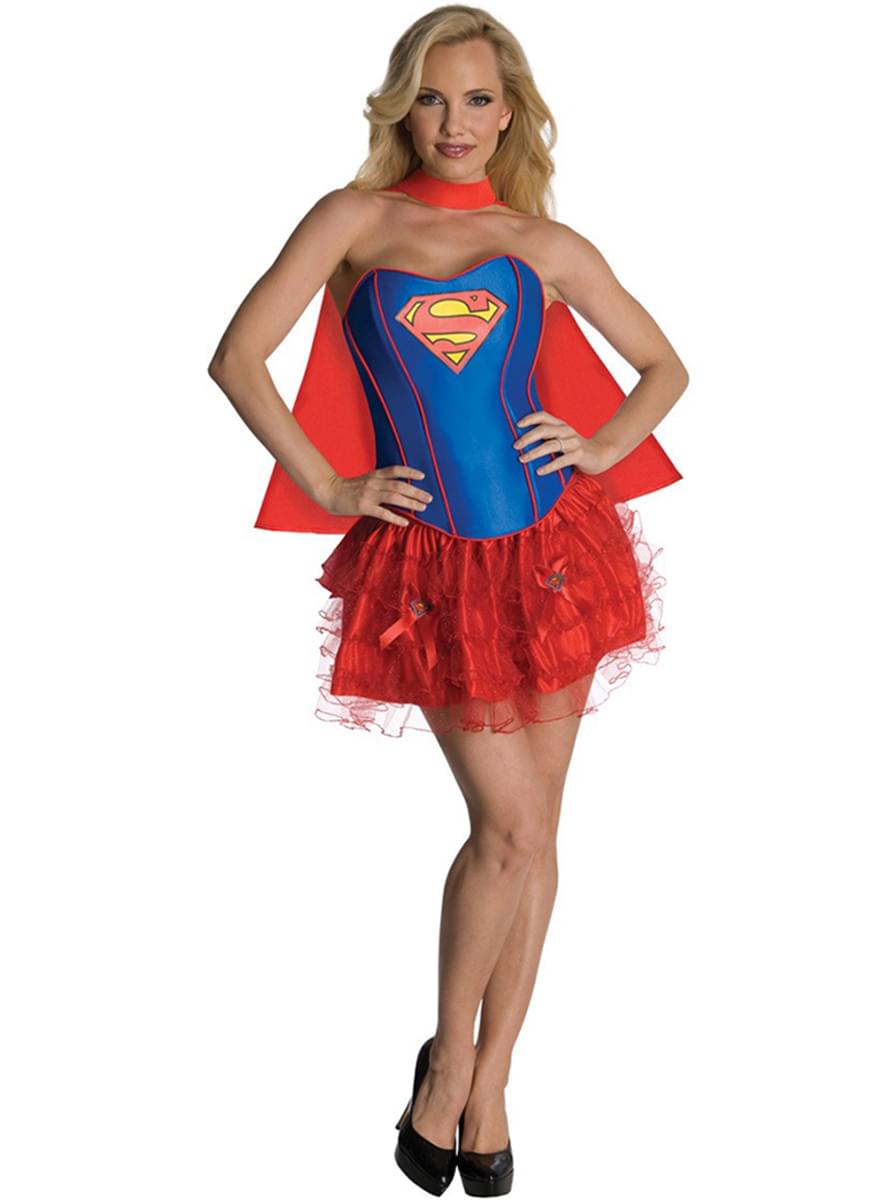 Supergirl Korset Kostyme