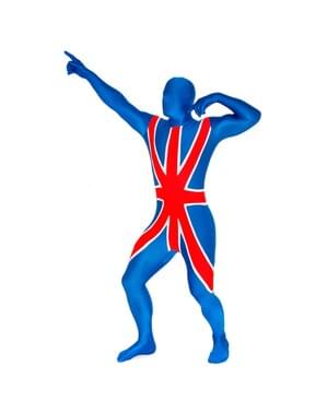Fato de bandeira do Reino Unido Morphsuit