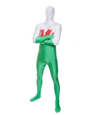 Disfraz de bandera de Gales Morphsuit