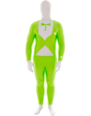 Fato de smoking verde luminoso Morphsuit