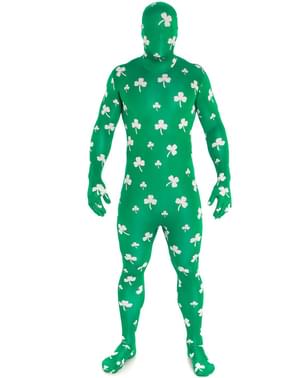 Négylevelű lóhere felnőtt morphsuit jelmez