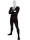 Déguisement de costard noir Morphsuit Slenderman