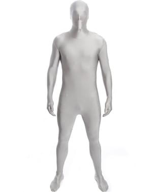 Silver Adult Morphsuit Costume