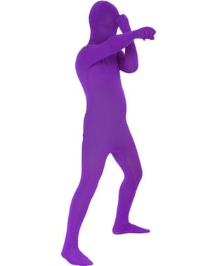 תחפושת חליפת Morphsuit סגולה לפעוטות