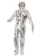 Astronaut Maskeraddräkt silverfärgad