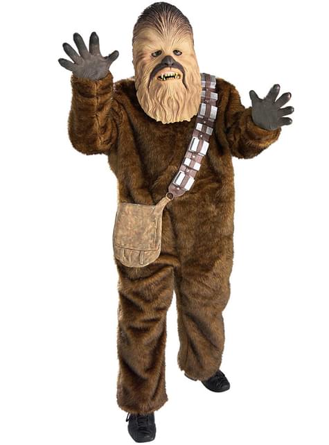 Chewbacca kostuum voor dag geleverd |