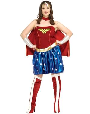 Dámský kostým Wonder Woman nadměrná velikost