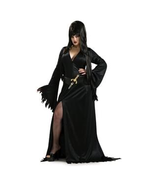 Fato de Elvira Mistress of the Dark tamanho grande