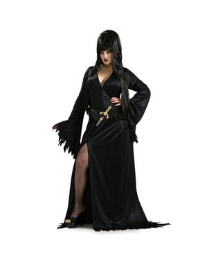 Elvira - Herrscherin der Dunkelheit große Größe Kostüm