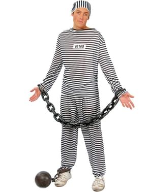 Straffefange kostume til mænd