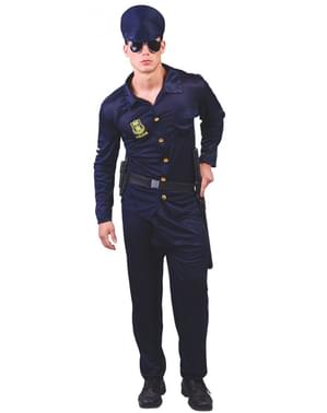 Déguisement policier sexy bleu homme