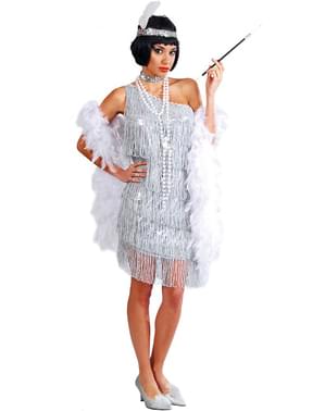 Costum de charleston argint