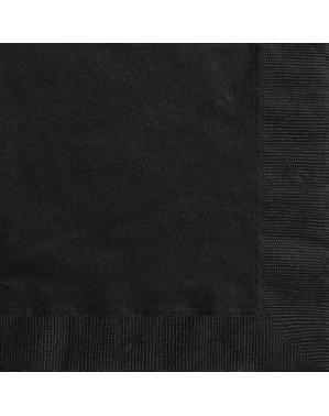 Набір з 20 великих чорних напінгів - Line Basic Colors