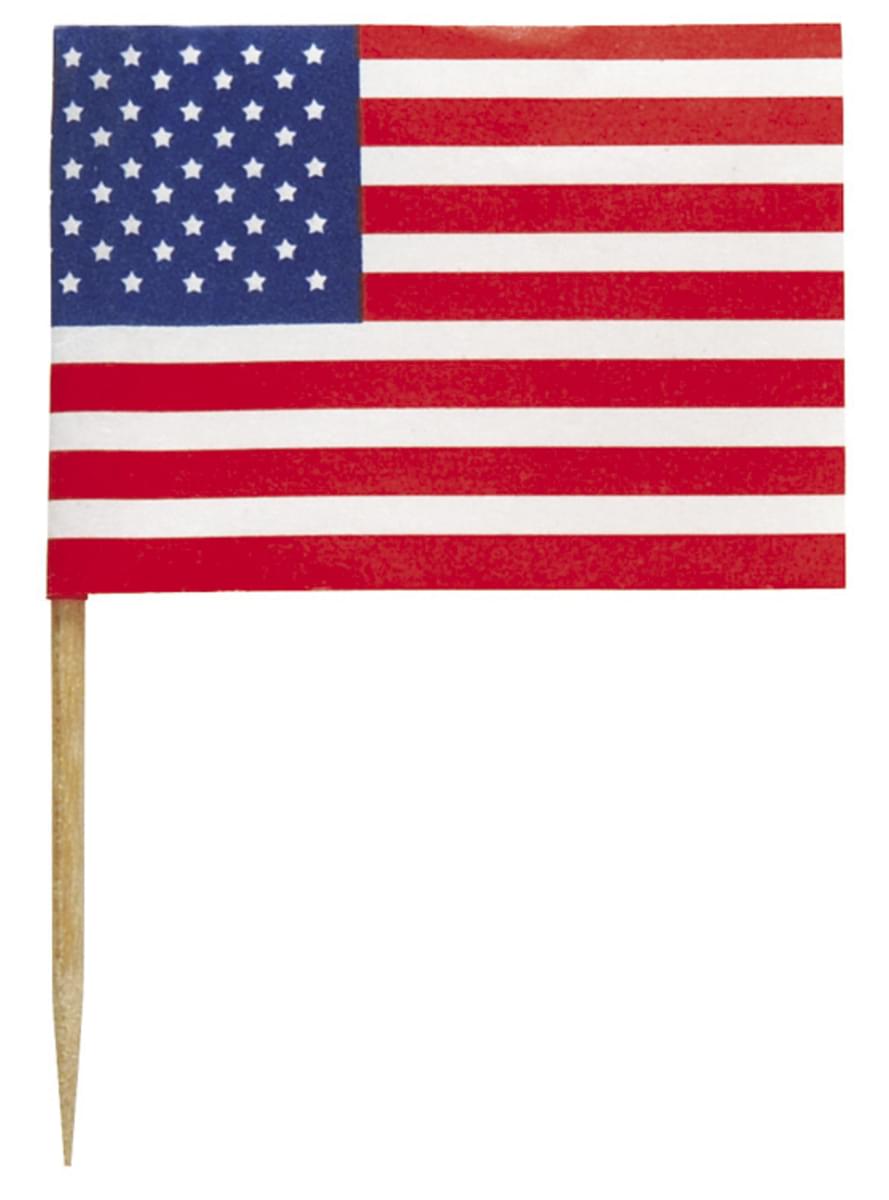 30 cake toppers Drapeau USA - American Party