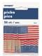 30 American Flag Cake Toppers - American Party