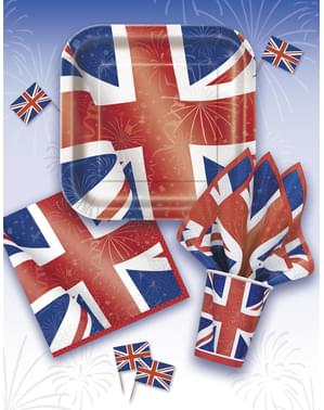 8 platos cuadrados (23 cm) - Best of British