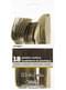 Plastikbesteck Set gold - Basicfarben Collection