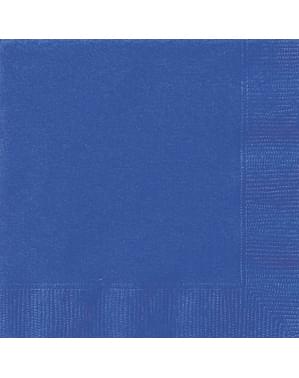 20 guardanapos grandes azul escur (33x33 cm) - Linha Cores Básicas