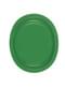 8 vassoi ovali verde smeraldo - Linea Colori Basic