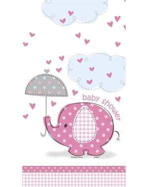 Pinkki pöytäliina - Umbrellaphants Pink