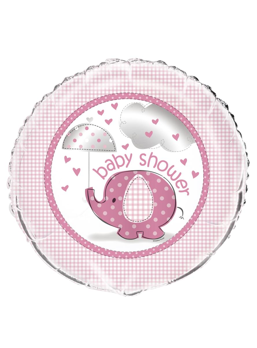 Ballon en aluminium rose - Umbrellaphants Pink