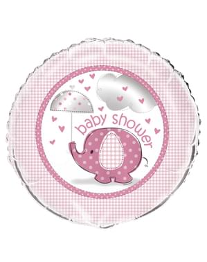 Balon din Foil roz - Umbrellaphants Pink