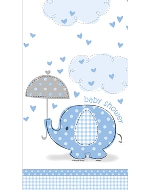 Tischdecke blau - Umbrellaphants Blue
