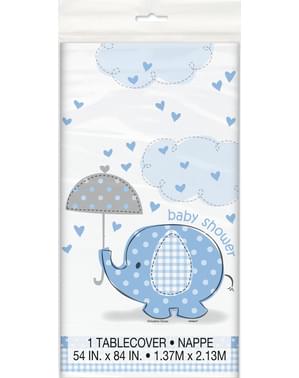 Tischdecke blau - Umbrellaphants Blue