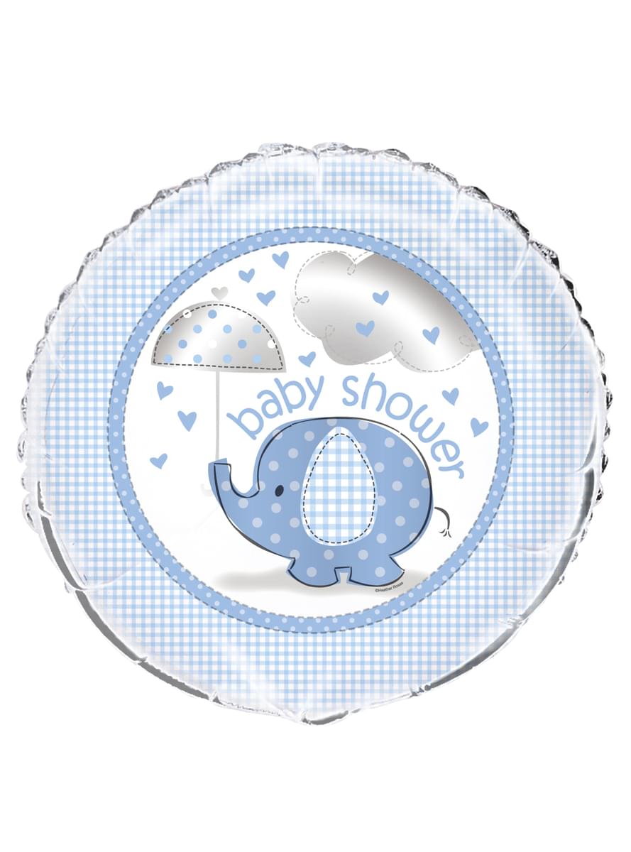 Umbrellaphants Blue　青ホイル風船（４５．７２ｃｍ）